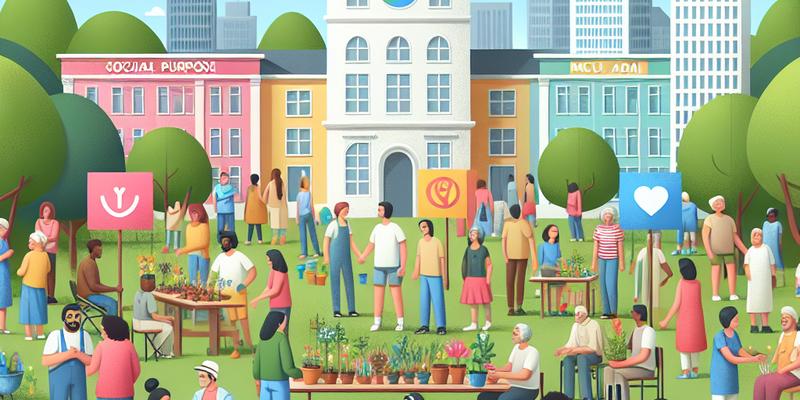 Le Rôle des Associations à But Social